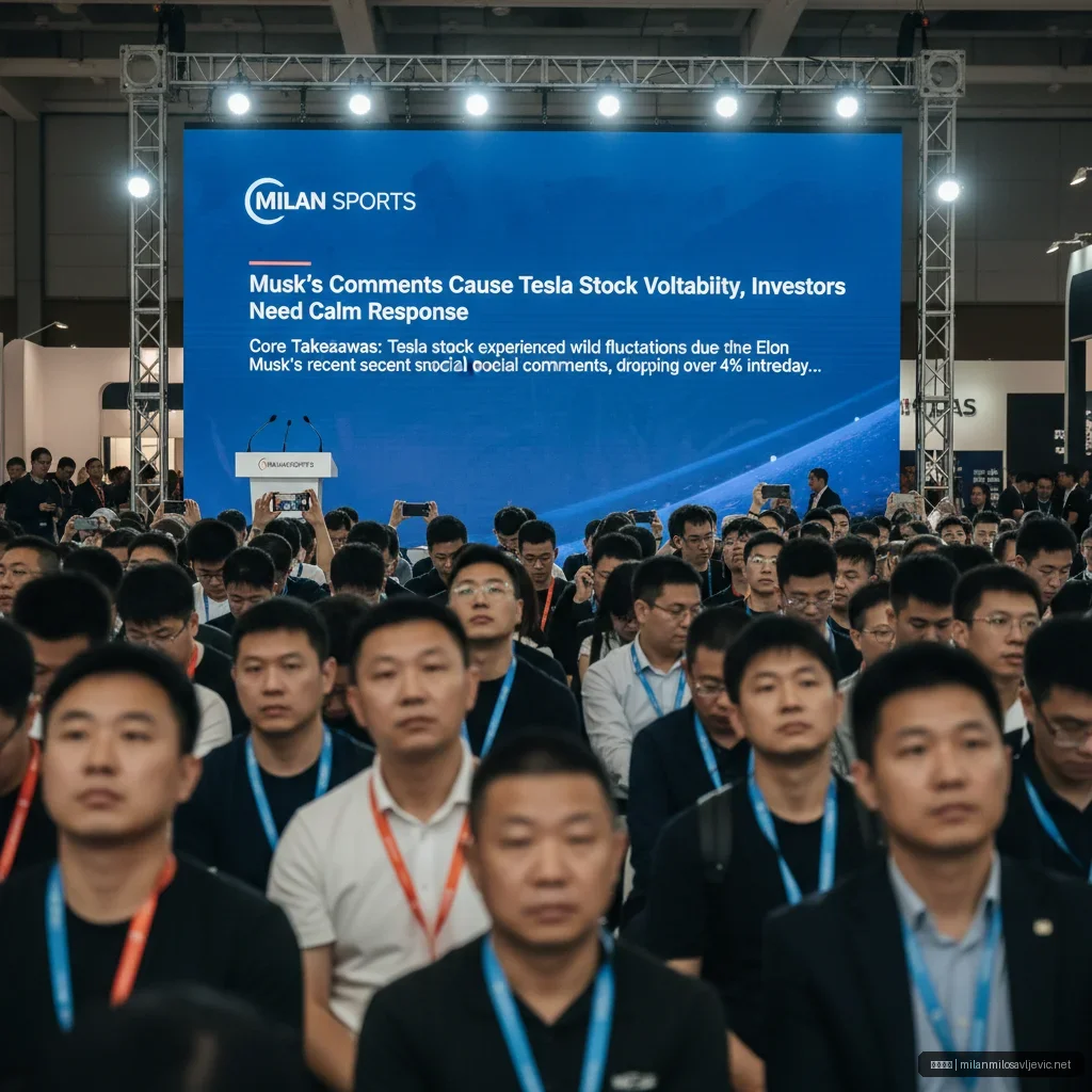 米兰体育 - 马斯克言论引发特斯拉股价震荡，投资者需冷静应对 配图1